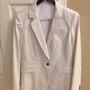 Banana Republic White Suit Jacket size 4